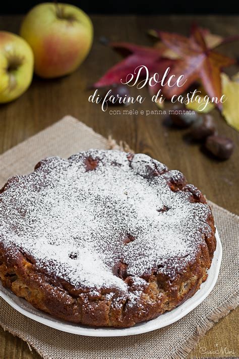 Gustoso dolce con castagne e panna montata .